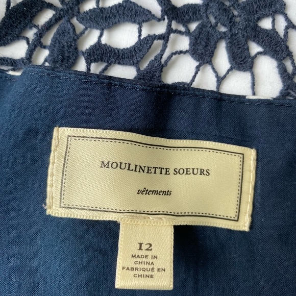 Moulinette Soeurs Dress, Lace Back, Size 12 - Picture 3 of 11